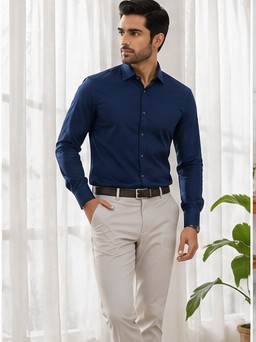 Gents Navy Shirt