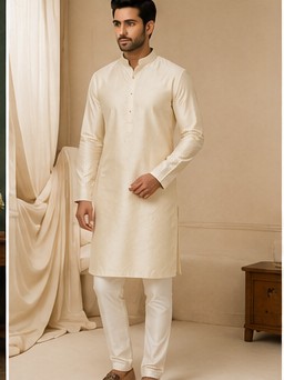 Gents White Kurta